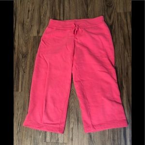 Gap Women’s sweatpant Capris, Size S, Pink, EUC